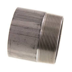 R 3'' Male x 88.9mm Stainless steel Pipe Nipple with Welding End 20 Bar DIN 2982 - 80mm