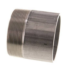 R 3'' Male x 88.9mm Stainless steel Pipe Nipple with Welding End 20 Bar DIN 2982 - 80mm