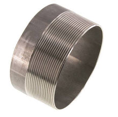 R 4'' Male x 114.3mm Stainless steel Pipe Nipple with Welding End 20 Bar DIN 2982 - 60mm