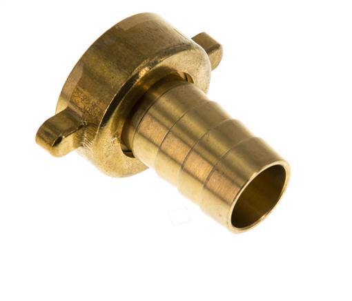 G 3/4'' x 16mm Brass Hose barb with NBR Seal and Wing Nut 16 Bar [2 Pieces]