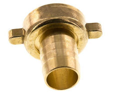 G 1'' x 19mm Brass Hose barb with NBR Seal and Wing Nut 16 Bar [2 Pieces]