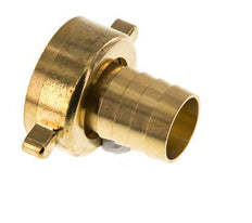 G 1 1/4'' x 25mm Brass Hose barb with NBR Seal and Wing Nut 16 Bar