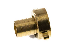 G 1 1/4'' x 25mm Brass Hose barb with NBR Seal and Wing Nut 16 Bar