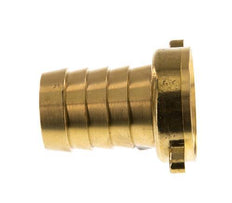 G 1 1/4'' x 32mm Brass Hose barb with NBR Seal and Wing Nut 16 Bar
