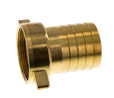 G 2'' x 50mm Brass Hose barb with NBR Seal and Wing Nut 16 Bar