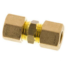10mm Brass Straight Compression Fitting 95 Bar DIN EN 1254-2