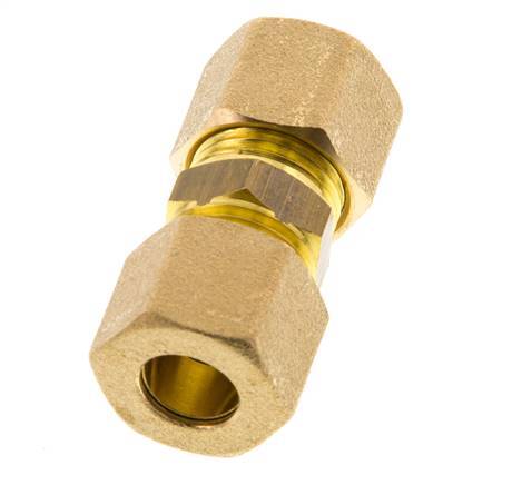 10mm Brass Straight Compression Fitting 95 Bar DIN EN 1254-2