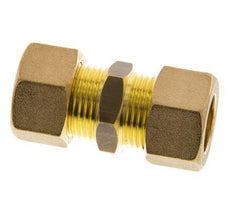 15mm Brass Straight Compression Fitting 82 Bar DIN EN 1254-2