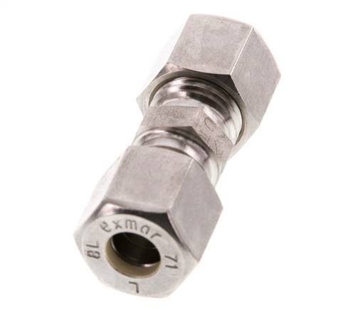 8L Stainless steel Straight Compression Fitting 315 Bar DIN 2353