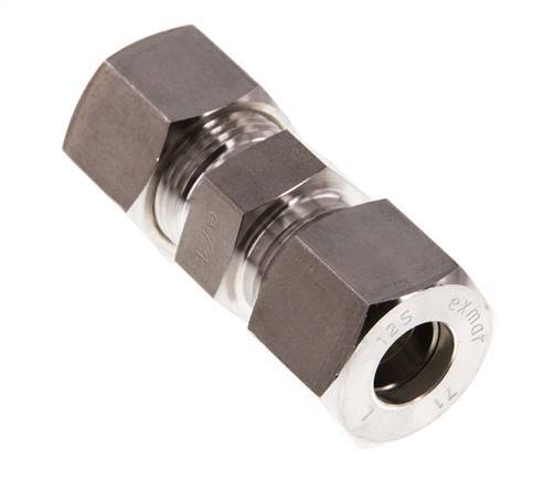 12S Stainless steel Straight Compression Fitting 630 Bar DIN 2353
