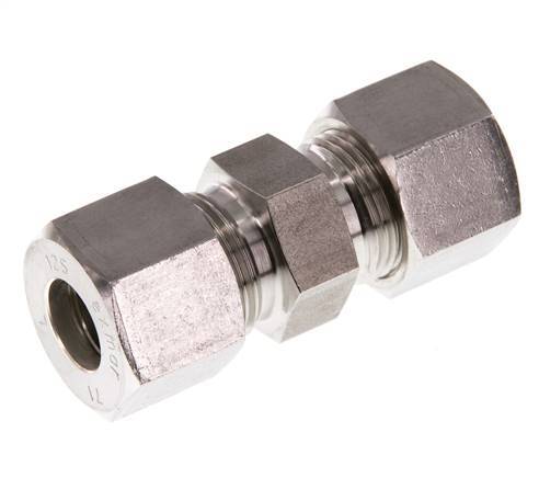 12S Stainless steel Straight Compression Fitting 630 Bar DIN 2353
