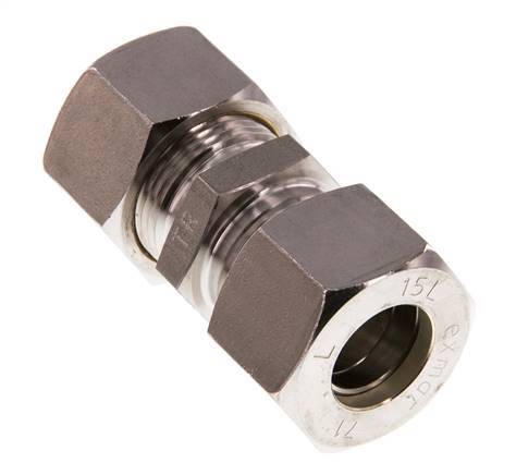15L Stainless steel Straight Compression Fitting 315 Bar DIN 2353