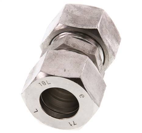 18L Stainless steel Straight Compression Fitting 315 Bar DIN 2353