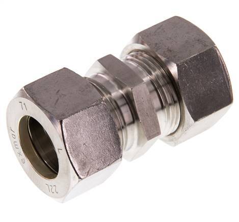 22L Stainless steel Straight Compression Fitting 160 Bar DIN 2353