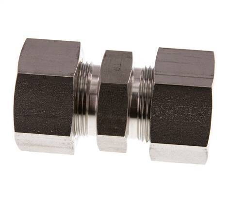 25S Stainless steel Straight Compression Fitting 400 Bar DIN 2353