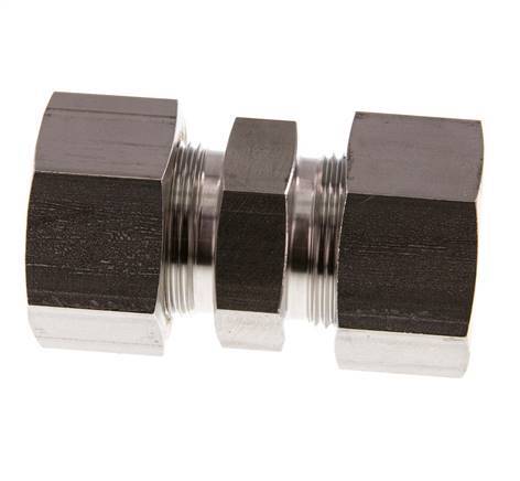 25S Stainless steel Straight Compression Fitting 400 Bar DIN 2353