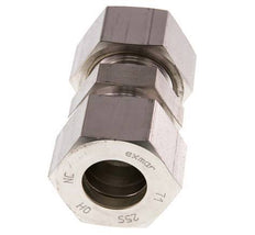 25S Stainless steel Straight Compression Fitting 400 Bar DIN 2353