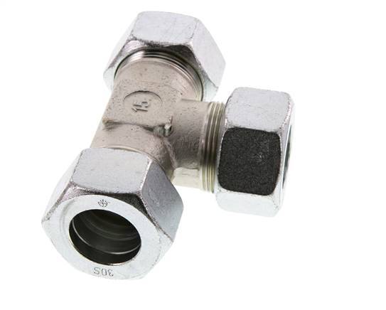 30S Zinc plated Steel Tee Cutting Ring 400 Bar DIN 2353