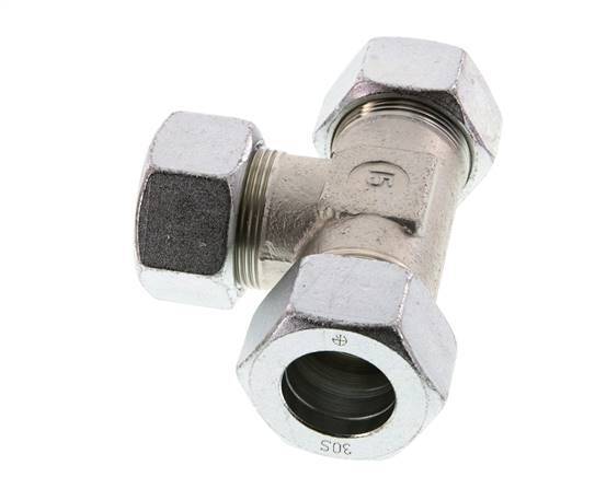 30S Zinc plated Steel Tee Cutting Ring 400 Bar DIN 2353