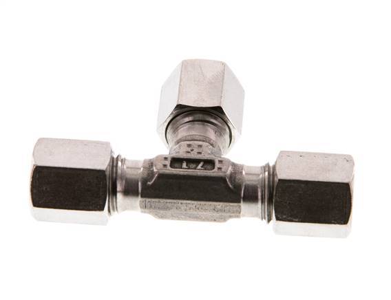 6L Stainless steel Tee Cutting Ring 315 Bar DIN 2353