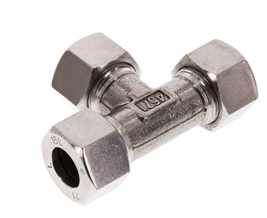 15L Stainless steel Tee Cutting Ring 315 Bar DIN 2353