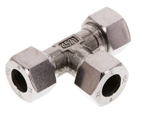 15L Stainless steel Tee Cutting Ring 315 Bar DIN 2353