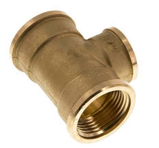 Rp 1'' x Rp 1/2'' Brass Tee 16 Bar