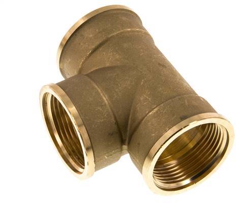 G 1 1/4'' Brass Tee 16 Bar