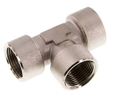 G 3/4'' Nickel plated Brass Tee 16 Bar