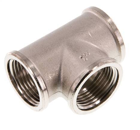 G 1'' Nickel plated Brass Tee 16 Bar