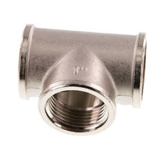 G 1'' Nickel plated Brass Tee 16 Bar