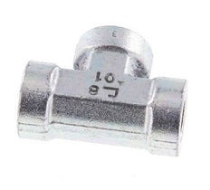 G 1/4'' Zinc plated Steel Tee 350 Bar - Hydraulic
