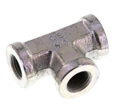 G 1/8'' Zinc plated Steel Tee 350 Bar - Hydraulic