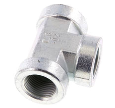 G 3/4'' Zinc plated Steel Tee 200 Bar - Hydraulic