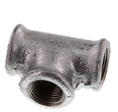 Rp 1/2'' Zinc plated Cast iron Tee 25 Bar [5 Pieces]