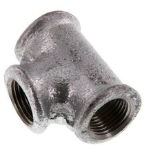 Rp 1/2'' Zinc plated Cast iron Tee 25 Bar [5 Pieces]