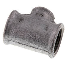 Rp 1'' x Rp 1/2'' Zinc plated Cast iron Tee 25 Bar [2 Pieces]