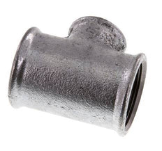 Rp 1 1/2'' x Rp 1'' Zinc plated Cast iron Tee 25 Bar