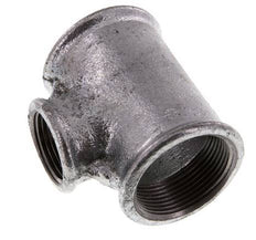 Rp 1 1/2'' x Rp 1'' Zinc plated Cast iron Tee 25 Bar