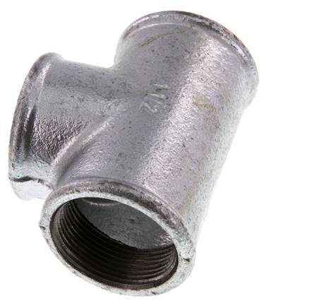 Rp 1 1/2'' Zinc plated Cast iron Tee 25 Bar