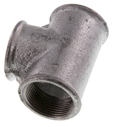 Rp 1 1/4'' Zinc plated Cast iron Tee 25 Bar