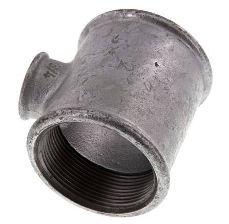 Rp 2'' x Rp 3/4'' Zinc plated Cast iron Tee 25 Bar