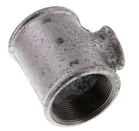 Rp 2'' x Rp 1'' Zinc plated Cast iron Tee 25 Bar