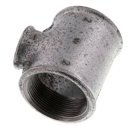 Rp 2'' x Rp 1'' Zinc plated Cast iron Tee 25 Bar