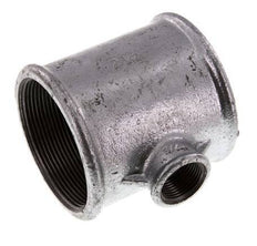 Rp 2 1/2'' x Rp 3/4'' Zinc plated Cast iron Tee 25 Bar