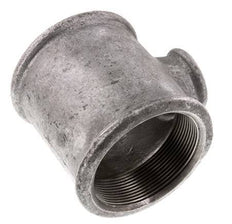 Rp 2 1/2'' x Rp 1'' Zinc plated Cast iron Tee 25 Bar