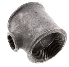 Rp 2 1/2'' x Rp 1'' Zinc plated Cast iron Tee 25 Bar