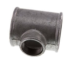 Rp 2 1/2'' x Rp 1 1/4'' Zinc plated Cast iron Tee 25 Bar