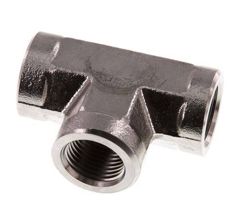 G 1/2'' Stainless steel Tee 225 Bar - Hydraulic
