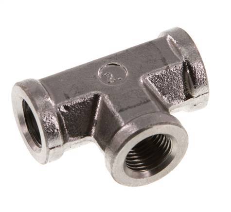 G 1/8'' Stainless steel Tee 350 Bar - Hydraulic